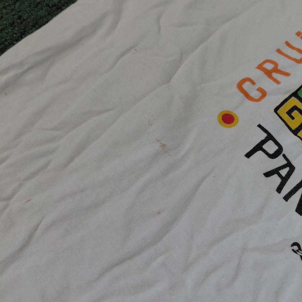 VINTAGE Princess Cruises Panama Canal Cruising Colorful Bird Y2K White T Shirt S - Picture 5 of 9